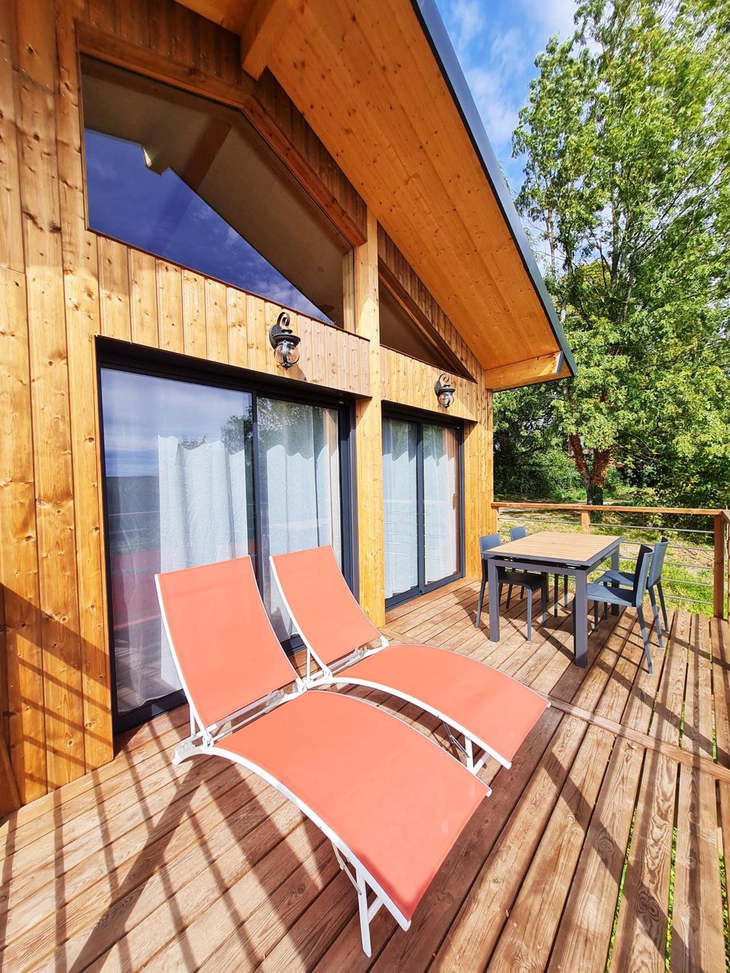Cabanes Du Domaine Des Fees Dole Exteriör bild