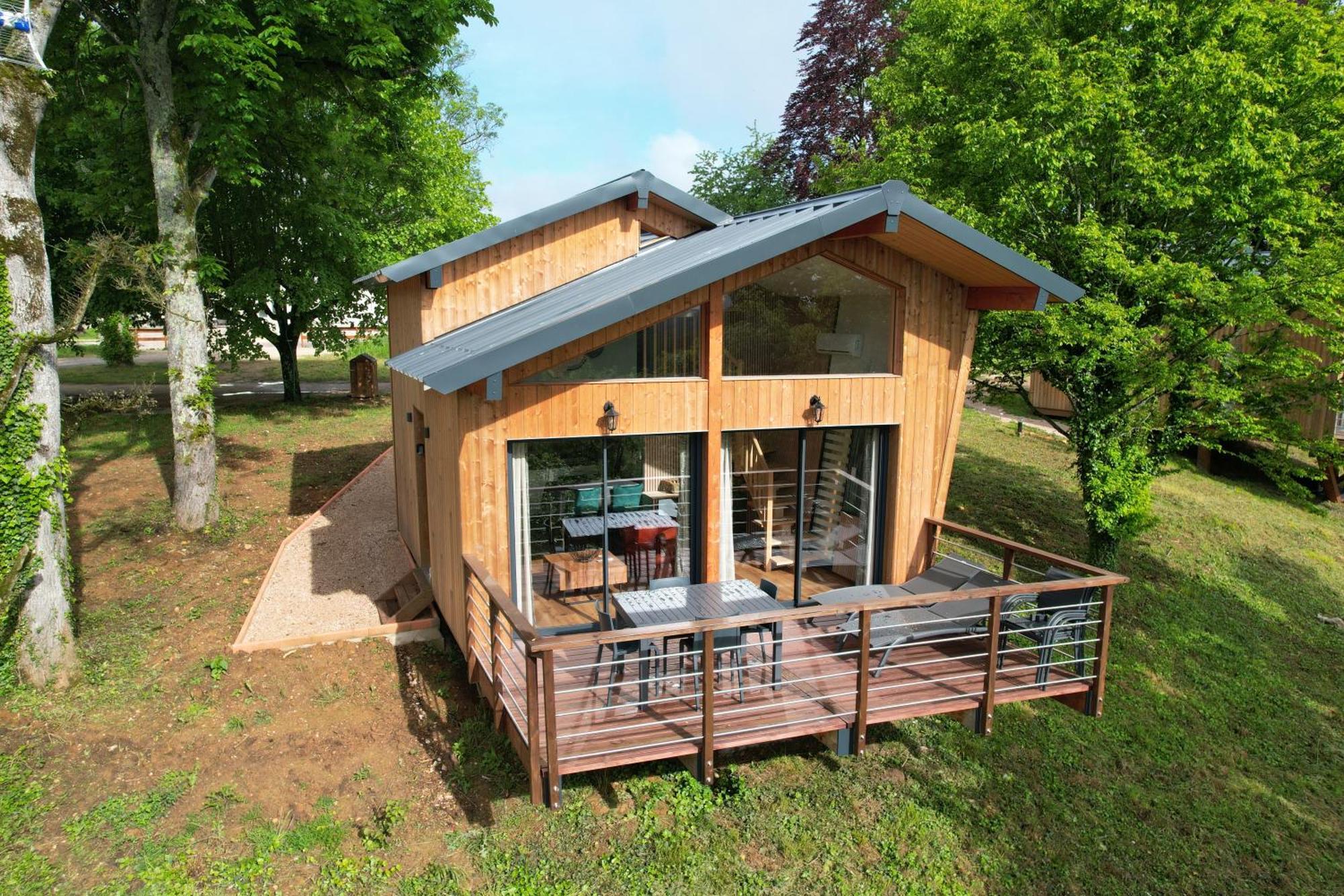 Cabanes Du Domaine Des Fees Dole Exteriör bild